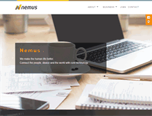 Tablet Screenshot of nemustech.com
